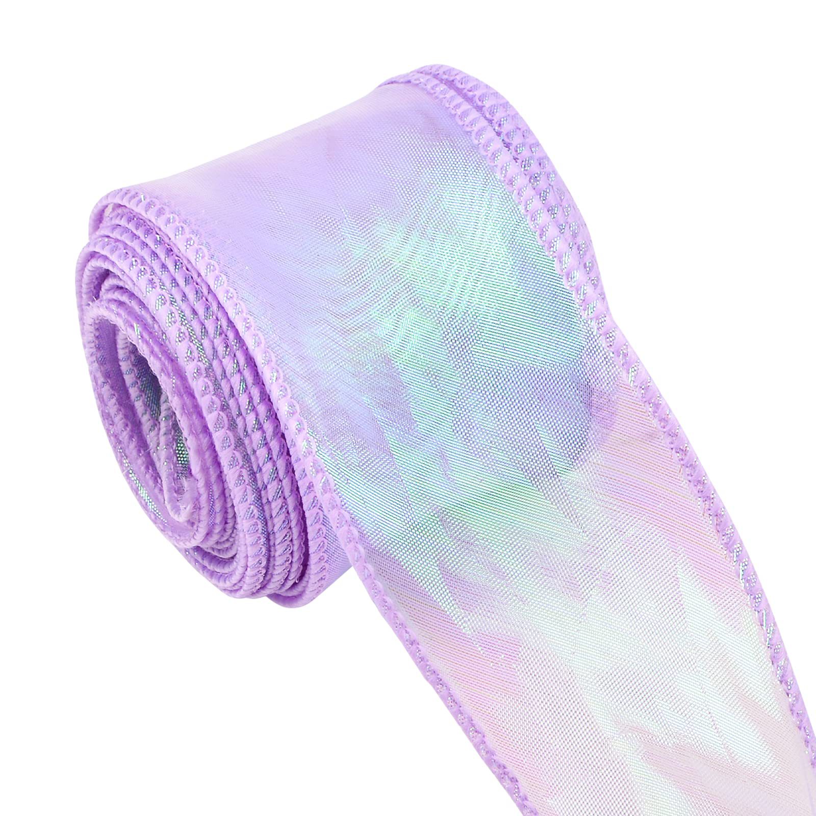 Three Rolls Fishtail Organza Sheer Ribbon