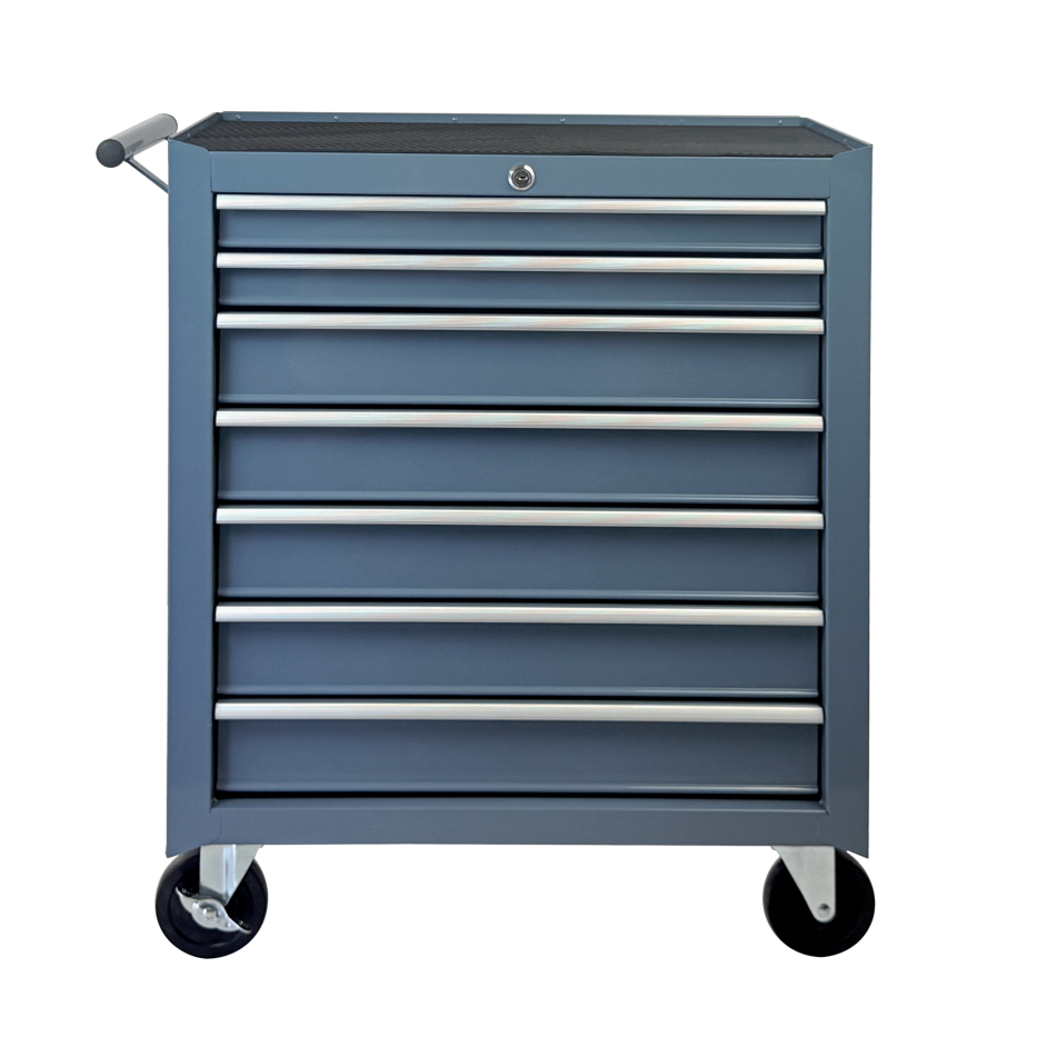 Rolling Tool Chest With 7-Drawer Tool Box With Wheels Multifunctional Tool Cart Mechanic Tool Storage Cabinet For Garage, Warehouse, Workshop, Repair Shop -GREY