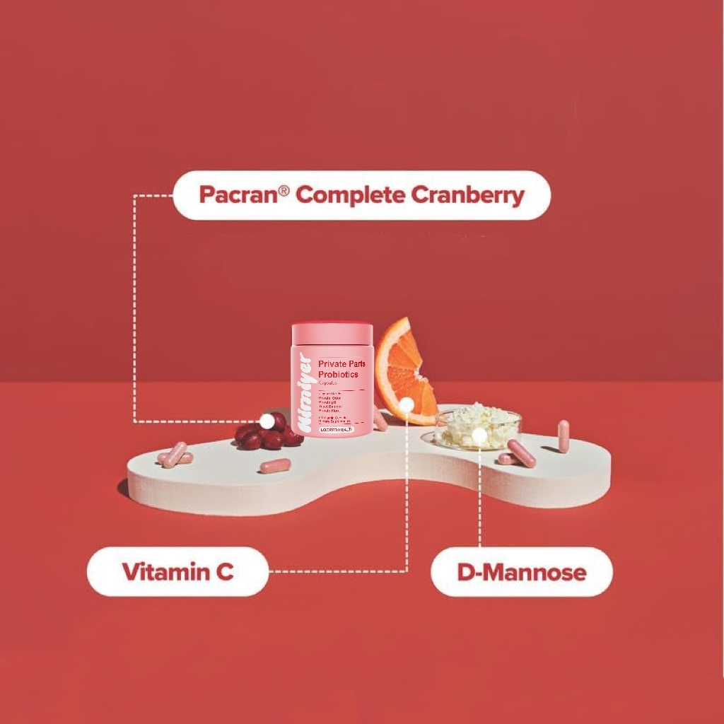 a product image showing a pack of Women's Vaginal Probiotics - PH Balance, 60 count and description of the product benefits and key features.