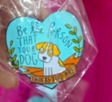 Fashionable And Simple Cartoon Love Dog Copper Brooch — view 2