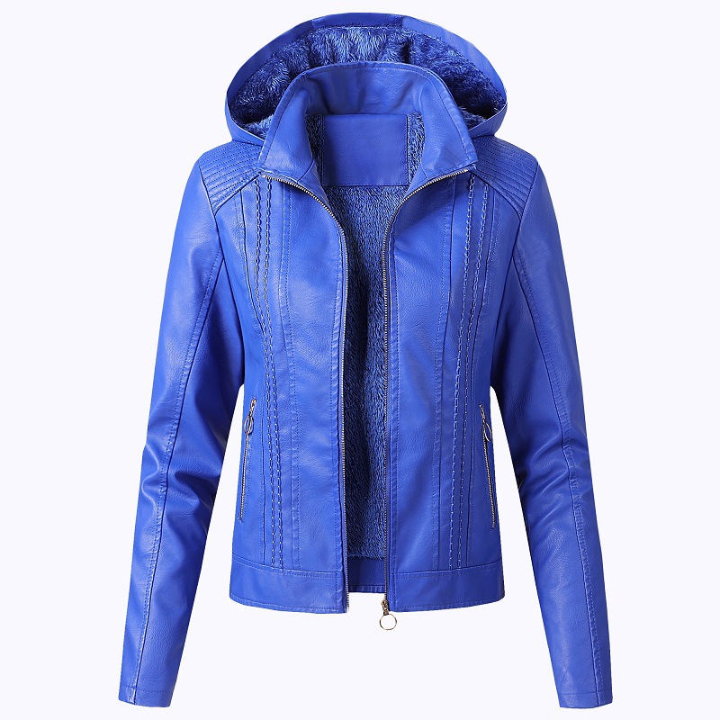 Hot Style European And American Fashion Jacket Lapel Blue - Shop at LoveMi