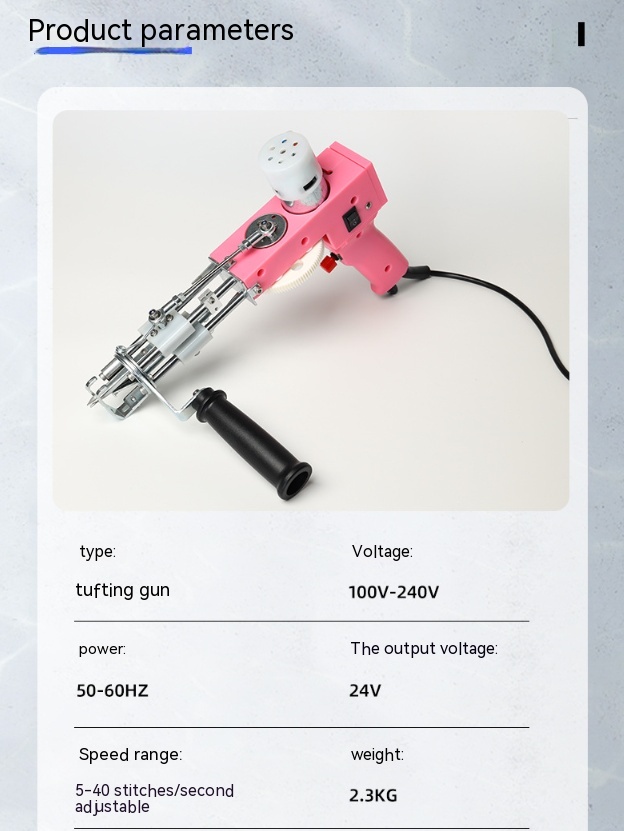 Electric Carpet Weaving Cut Velvet Two-in-onePiquada Electric Gun — foto 4