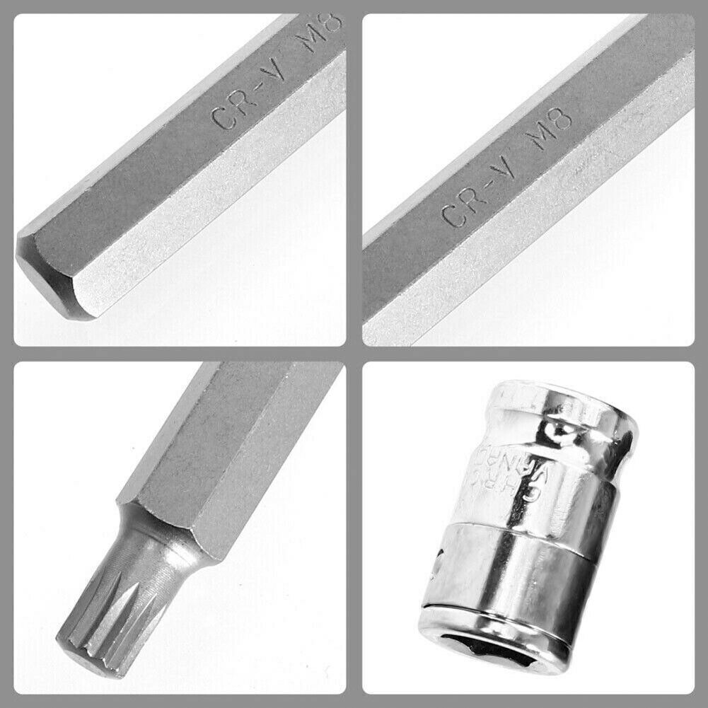 40 X Allen Key Torx Hex Star Spline Socket Bit Set Drive Car Repair Tool 1 2 3 8 — image 8