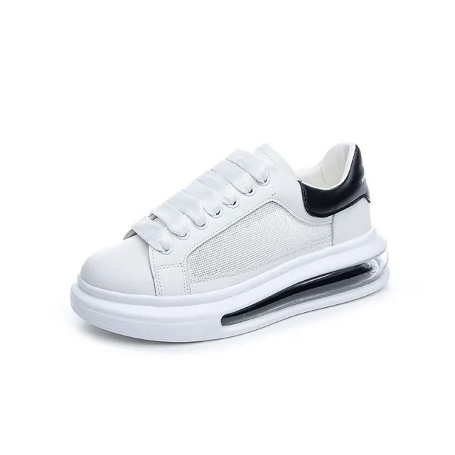Casual Mesh Thick soled Breathable Hollow Sneakers Black - Shop at LoveMi