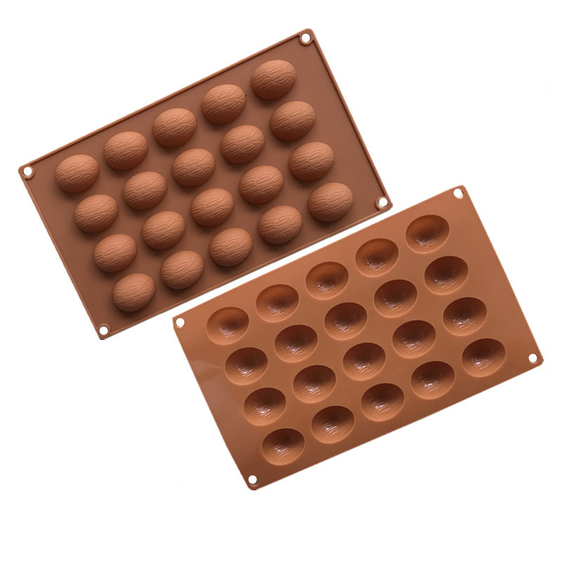 Creativity Creative Walnut Silicone Chocolate Mold