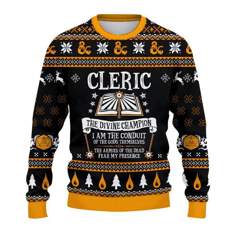 Men's And Women's Fashion Casual Digital Printing Round Neck Sweatshirt