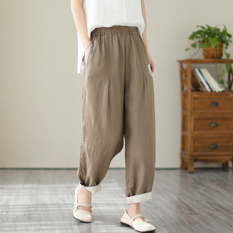 loose-large-size-slimming-high-waist