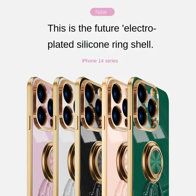 Mobile Phone Magnetic Electroplating Ring Shell Tide