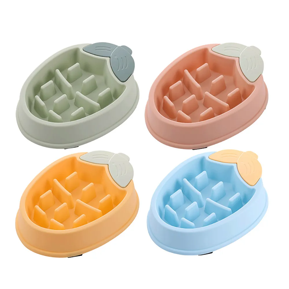 Pineapple Slow Food Bowl Food Grade Plastic Pet Dog – image 4