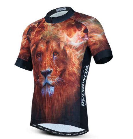 Title 6, Cycling Jerseys Men 3D Lion Printing Bicycle Cl...