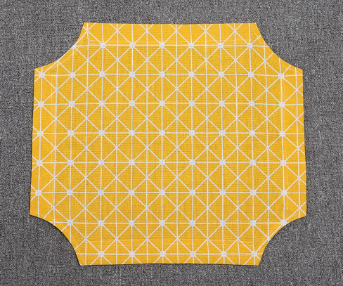 Yellow individual cloth cover