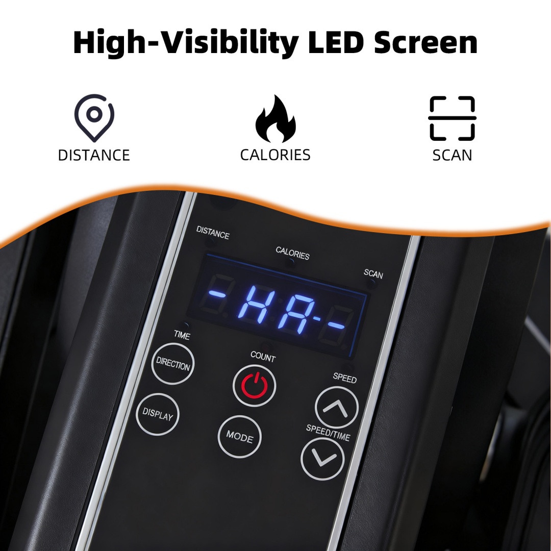 Compact Under-Desk Elliptical --Quiet Mini Pedal Exerciser With Adjustable Speed And LED Display image 9