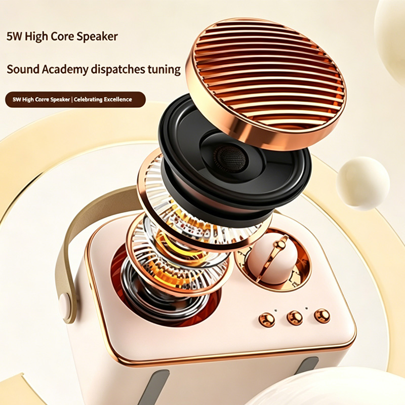 Mini Portable Karaoke Machine With Wireless Microphones — foto 8