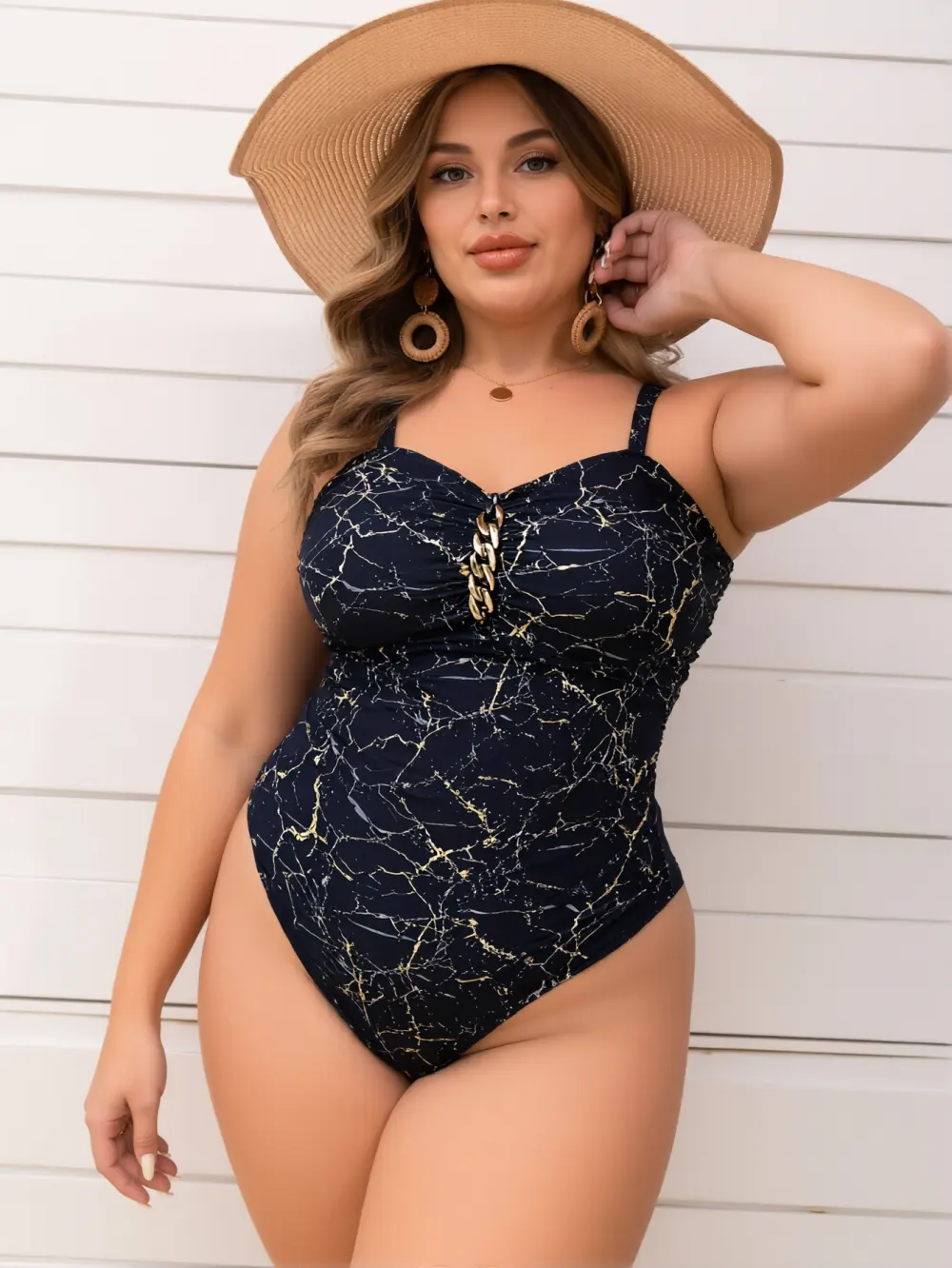 Women's One-piece Casual Swimsuit M129