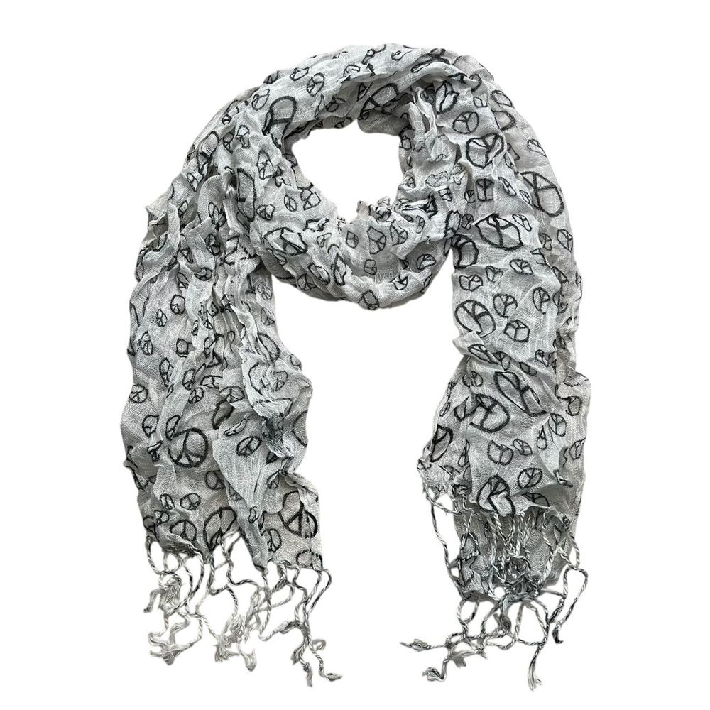 2pcs Geometric Pattern Black White Scarf,makes Bold Statement Scarf ,vacation,daily Life,evening Party,Office Appropriate Subtlety For Women Men