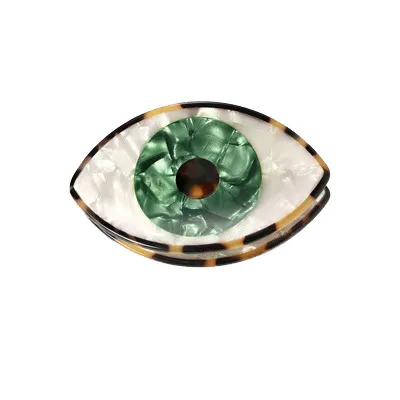 French Niche Design Interesting Eye Tulip Hairpin Dark Green Pupils - Shop at LoveMi