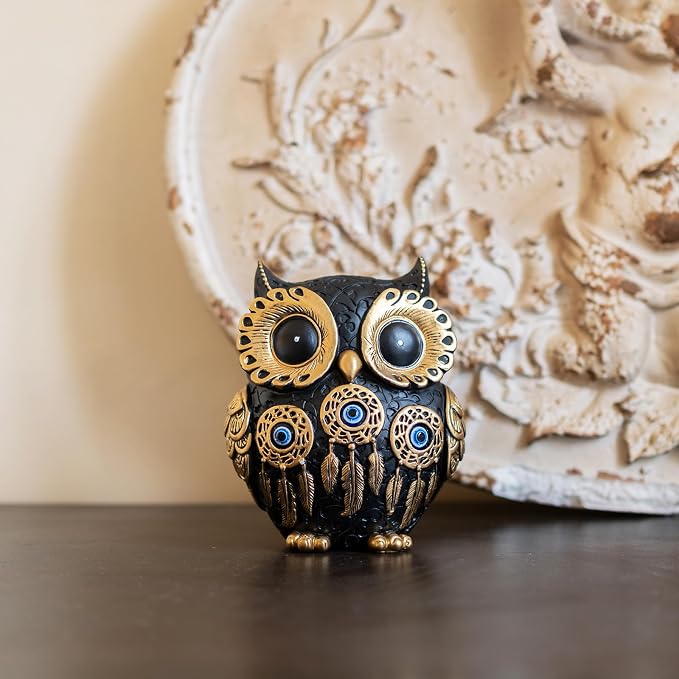 Owl Statue with Evil Eye, picture 2 of 4