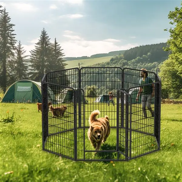Of Heavy duty Metal Game Fence Black - Shop at LoveMi