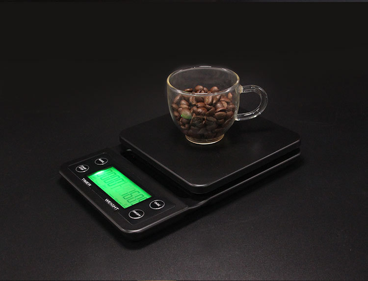 Factory Direct Sales Coffee Electronic Scale K07, Household Hand-brewed Coffee Scale, Kitchen Mini Precision Timing Scale 4