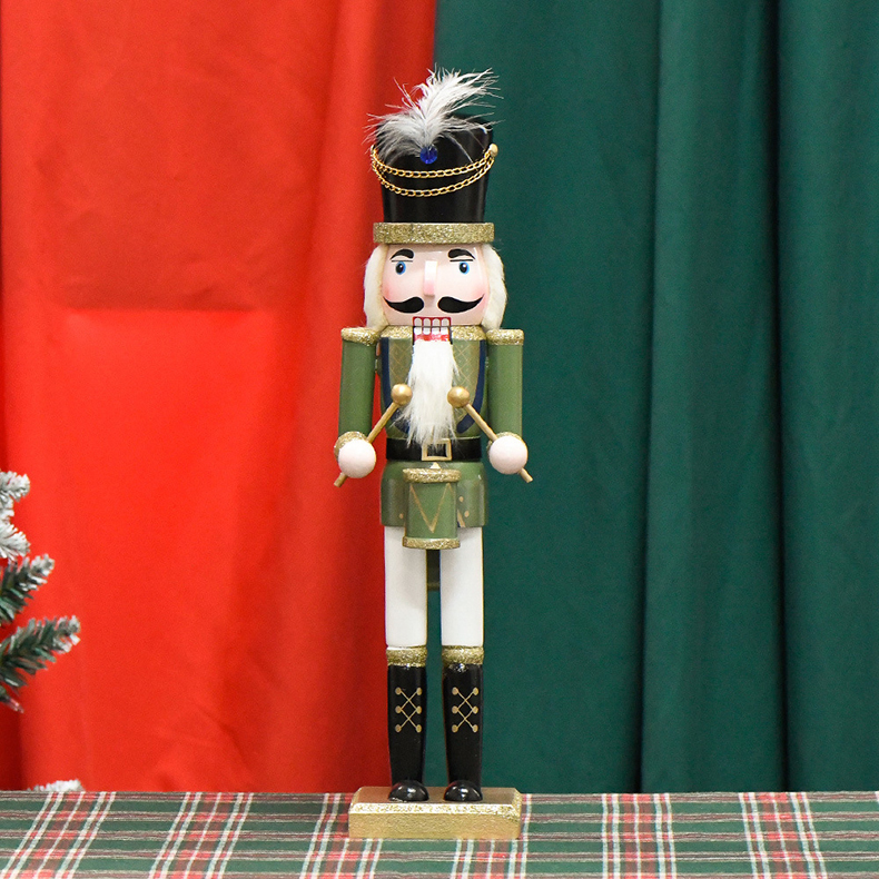 Title 1, Wooden Nutcracker In Traditional Uniform Handma...