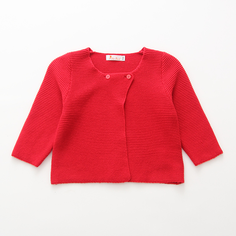 Title 1, Gebreide cardigan voor babys en peuters, lange...