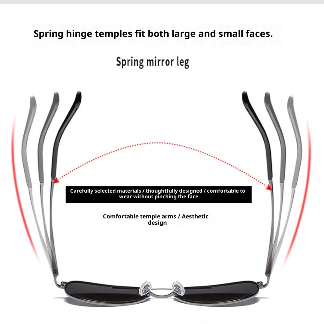Lijia High-definition Polarized Sunglasses, Casual And Fashionable Driving Glasses, Driving Sunglasses 8104
