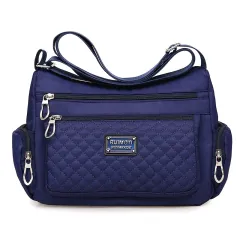 Oxford Cloth One-shoulder New Waterproof Nylon Fashion Handbag - Blue - View 1