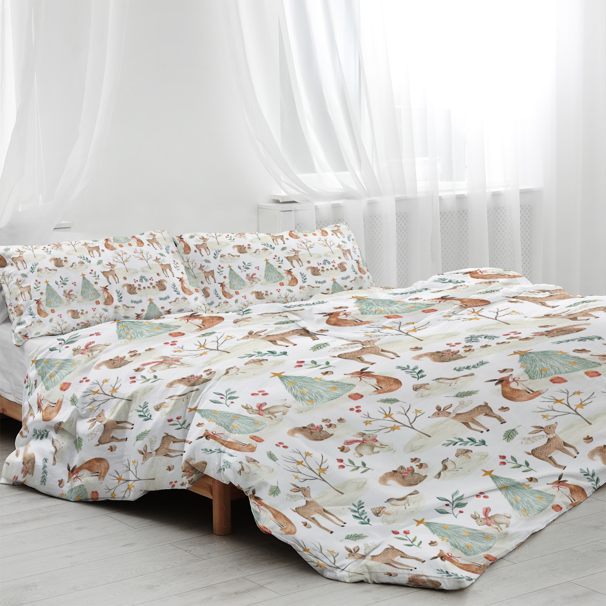 Mini Cats Pattern Duvet Cover Set, Cute Comforter Cover, 1 Quilt Cover 2... 3