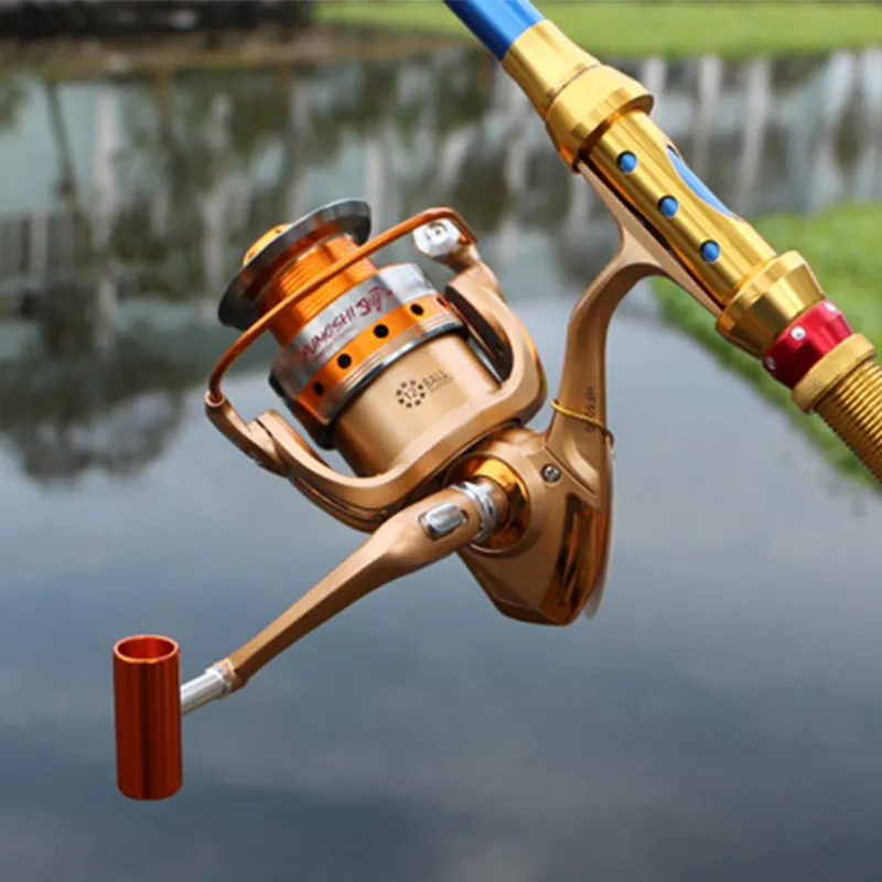 Metal Head Rocker Fishing Reel Spinning Wheel