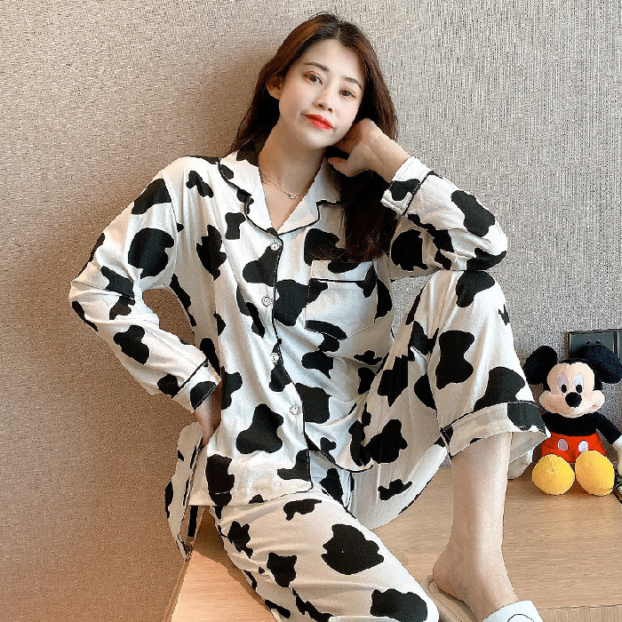 Women's Cardigan Long Sleeved Trousers Wear Household Clothes Outside