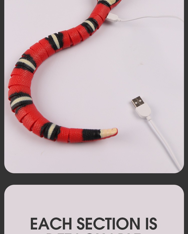 Title 9, Smart Sensing Snake Cat Toys Electric Interacti...