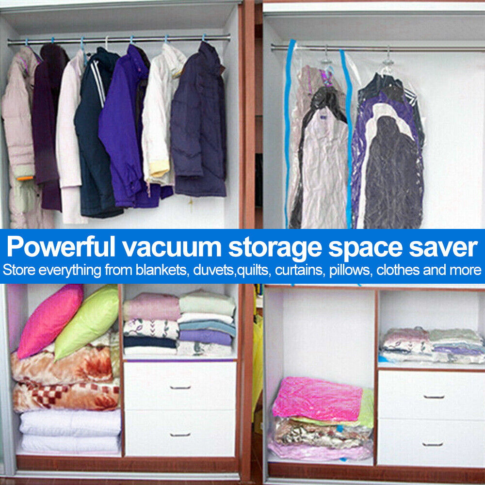 12 X Solid Vacuum Storage Bags, Space Saving, Vacuum Saving, Large Vacuum Storage Bags
