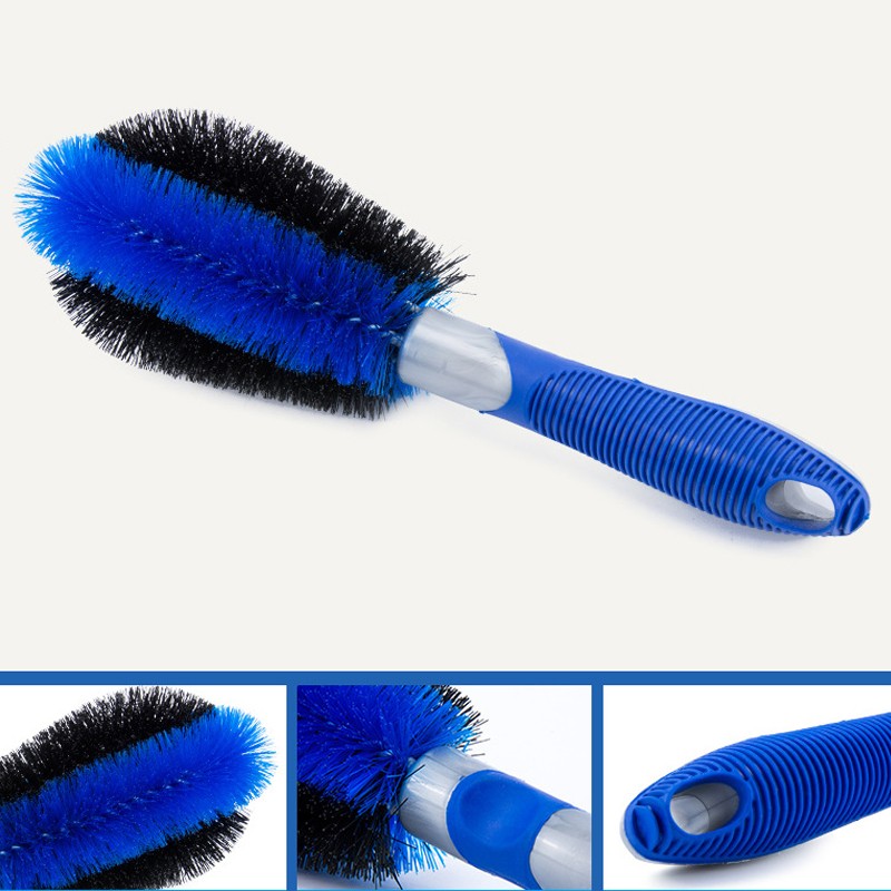 3X Bristle Cleaner Car Alloy Wheel Cleaning Brushes Tool Tire Washing Clean Soft — image 9