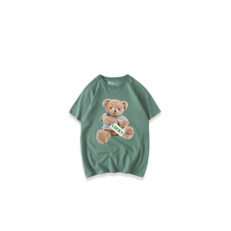 Loose Plus Size Trendy Short-sleeved Cotton Bottoming Shirt For Students