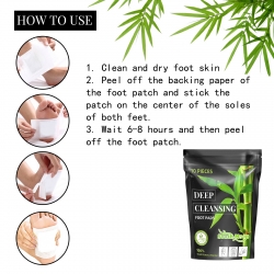 EELHOE Deep Clean Foot Stick, Bamboo Charcoal Removing Wet Relieve Body And Mind Help Sleep Foot Stick