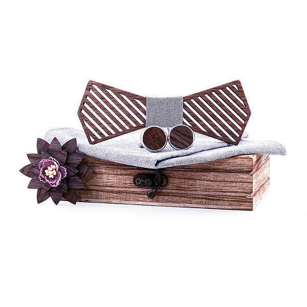 Title 4, Solid wood European and American wedding bow ti...