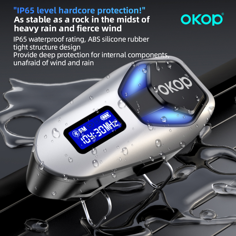 KP-292 Best-selling Premium Zinc Alloy Motorcycle Helmet Bluetooth Headset Waterproof Long Battery Life Music Playback In Stock 1