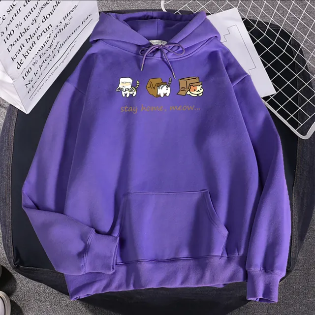 New Printed Fleece Hooded Pullover Sweatshirt 13 Style M - Shop at LoveMi
