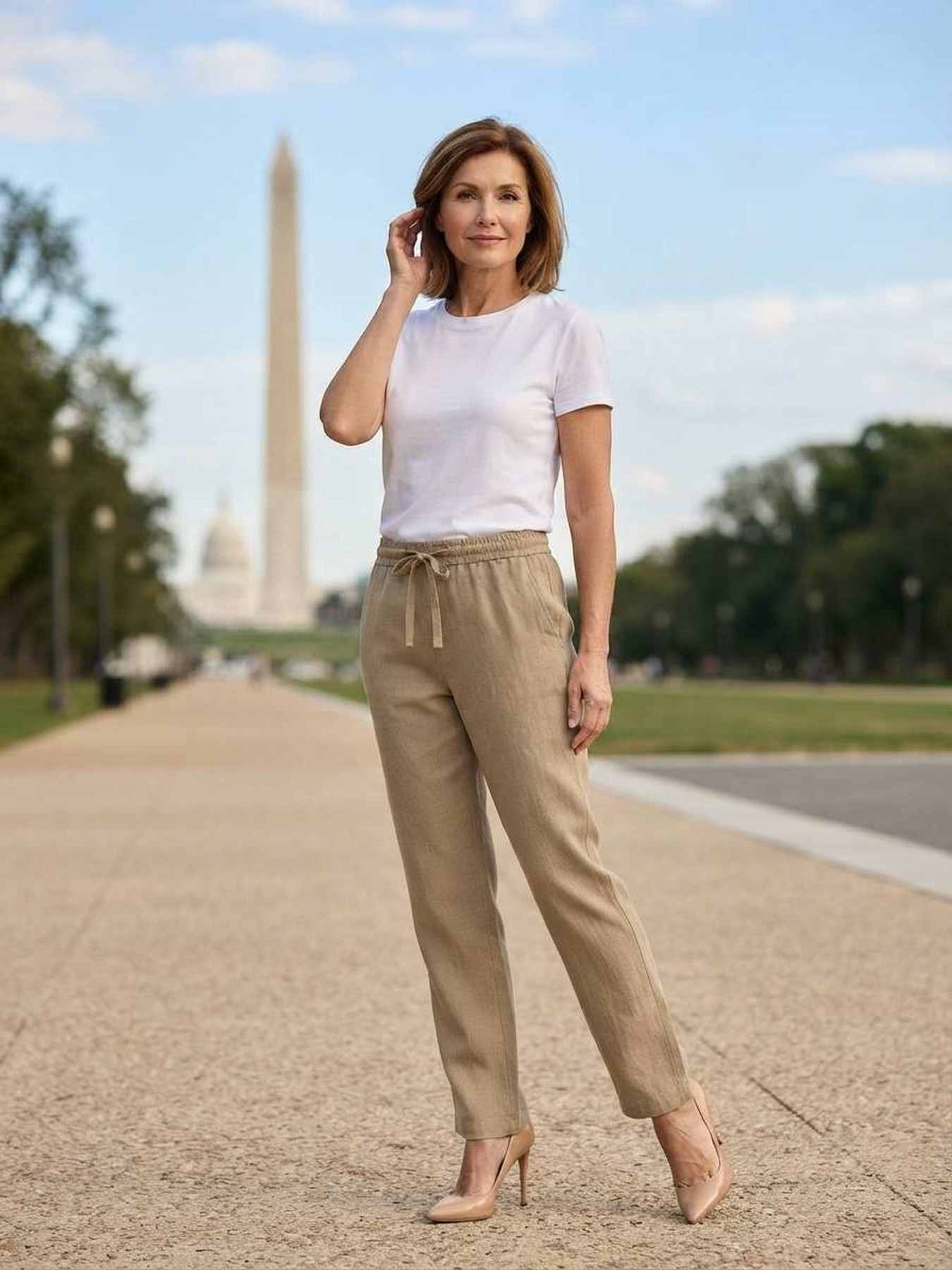 Ladies Long Trousers, Straight Leg Pants, Women Casual Pants, Casual Pants, Women Pants, Sports Pants, Women's Long Pants, Sweatpants, Casual Drawstring Pants Women Everyday Wear Bottoms