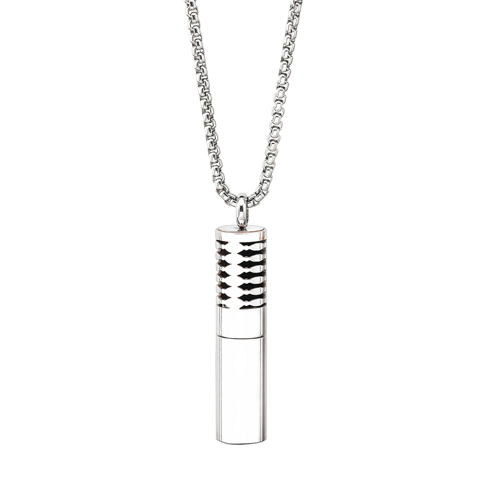 Aromatherapy Pendant Stainless Steel Perfume Necklace