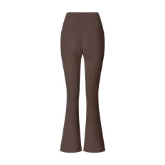 Women's Flared Pants Yoga High Waist Slim Tight Trousers Fitness Sports Clothing - Ebony Gray - View 1