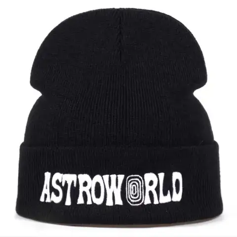 Acrylic Knitted Hats for Men and Women with Letter