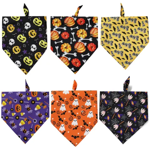 Halloween Dog Bib Saliva Towel Pet