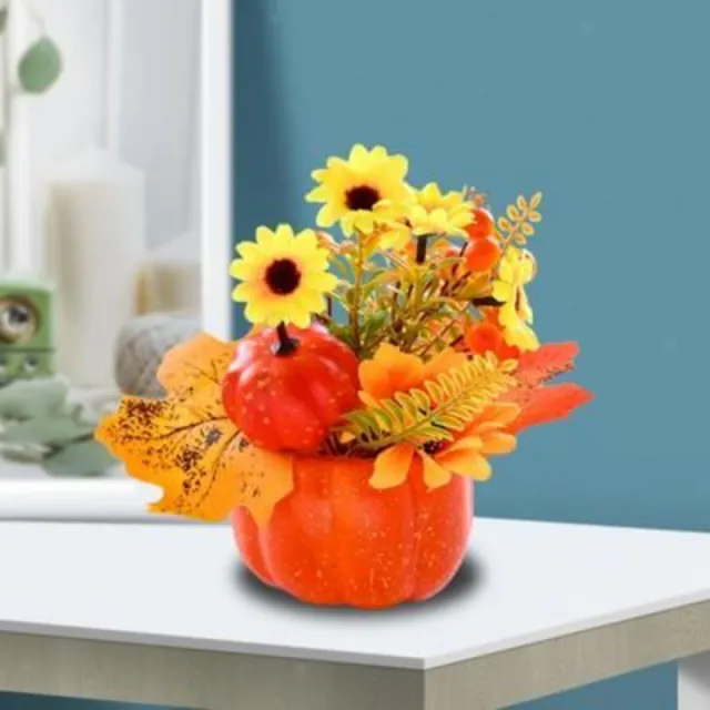Artificial Pumpkin Flower Autumn Pumpkin Ornaments A 1Pc - Shop at LoveMi