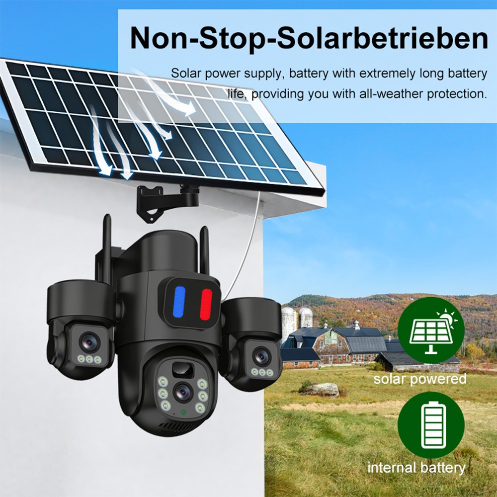 3-in-1 Wireless Solar Camera 360 Waterproof Outdoor Energy Saving WIFI — image 4