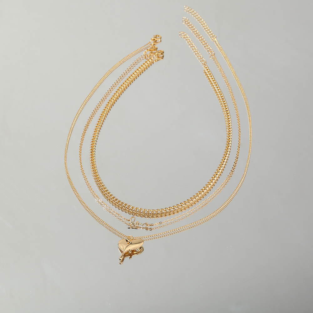 Love Love Love Multi-layer Necklace Accessories