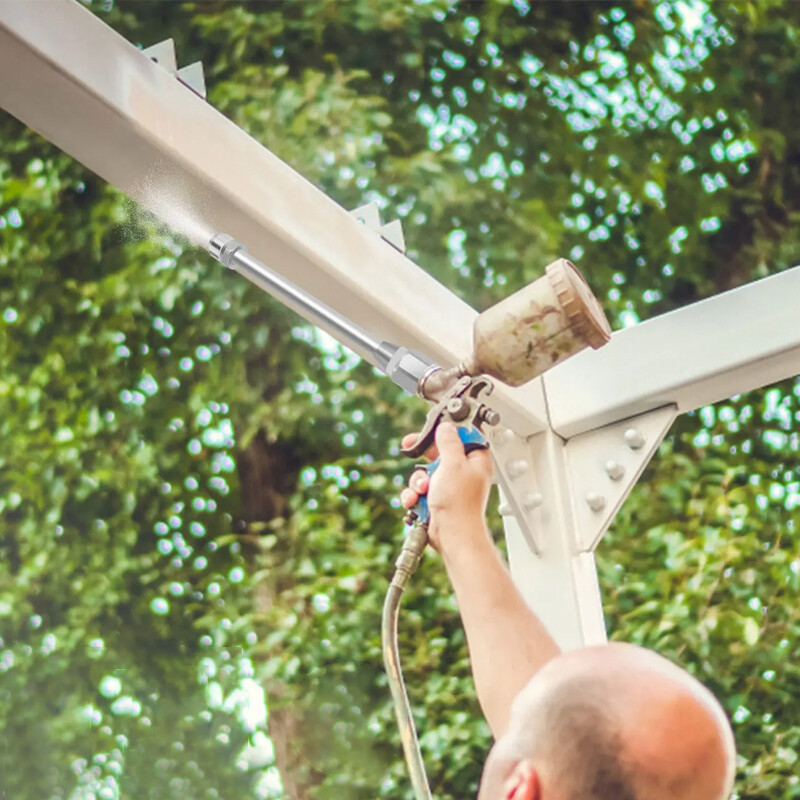 3 Pcs Airless Paint Sprayer Extension Rod 8 12 19 Extension Spray Gun Paint 4