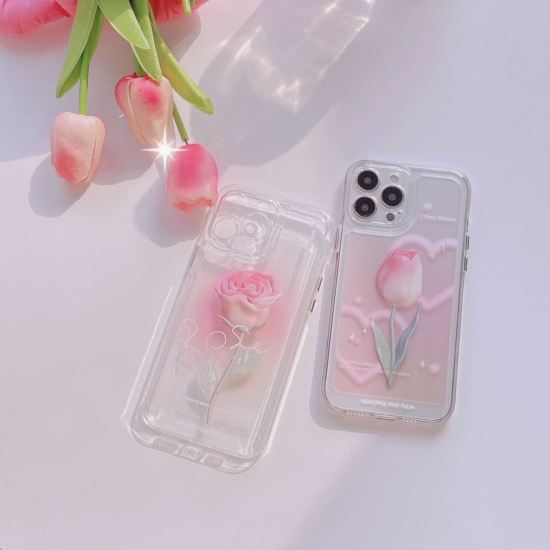 Ins Rendering Rose Protector For Women - Image 3