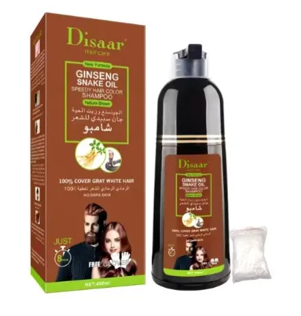 Natural Brown Hair Colour Shampoo - 400Ml