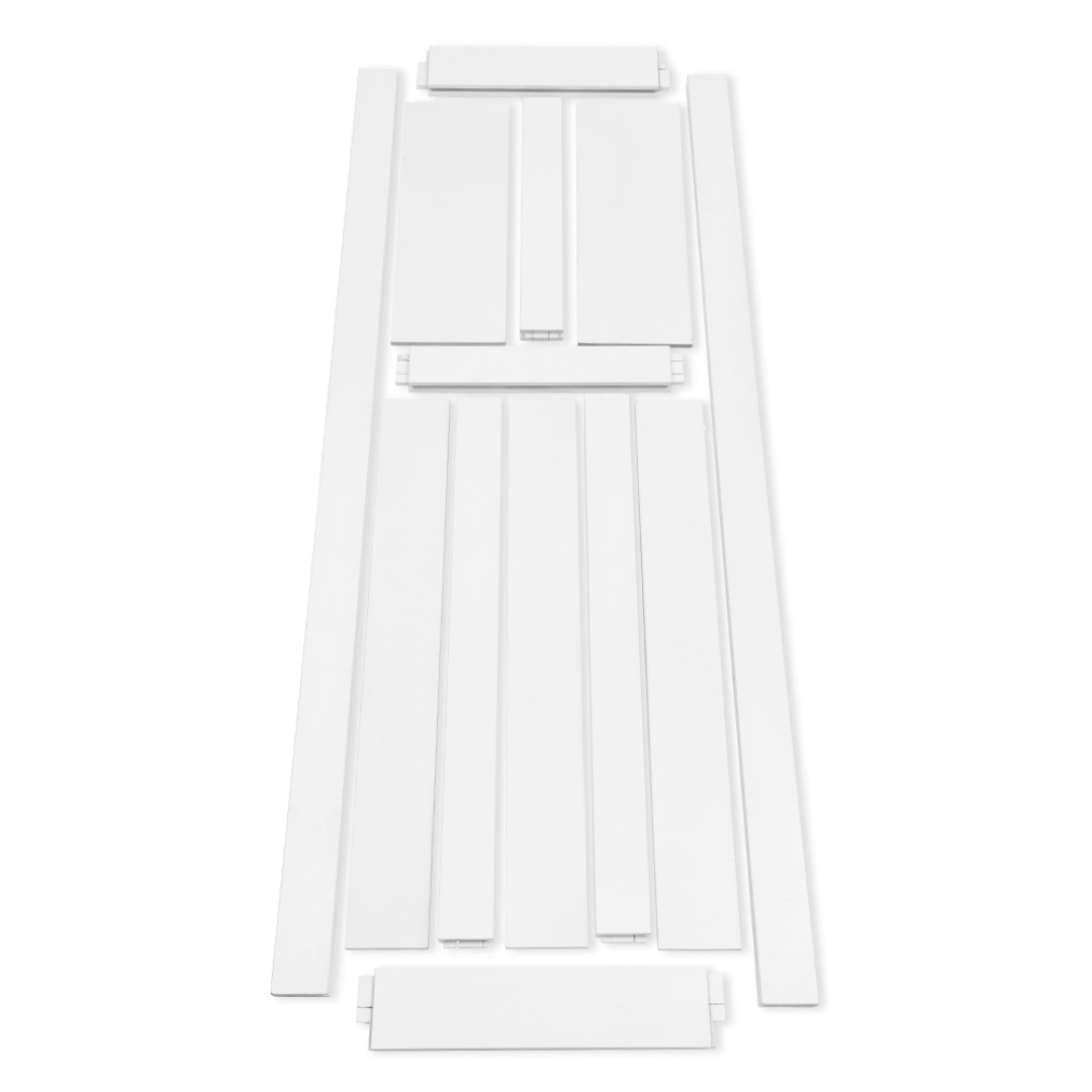 CRAZY ELF 28 X 84 Five Panel Real Primed Door Slab, DIY Panel Door, Modern Interior Barn Door, Moisture-proof, Anti-deformation, Pre-Drilled Ready To Assemble, Suitable For Pre-hung And Barn Door